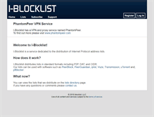 Tablet Screenshot of iblocklist.com